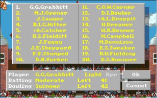 Graham Gooch World Class Cricket Screenshot