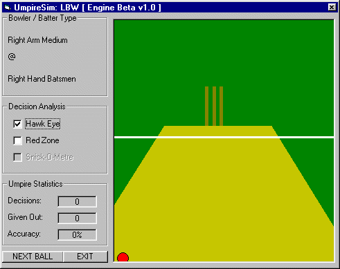 UmpireSim screenshot